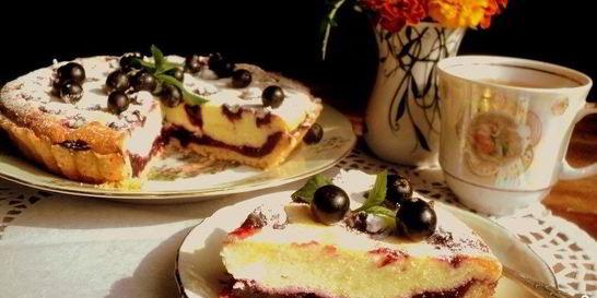 Тарт со смородиной