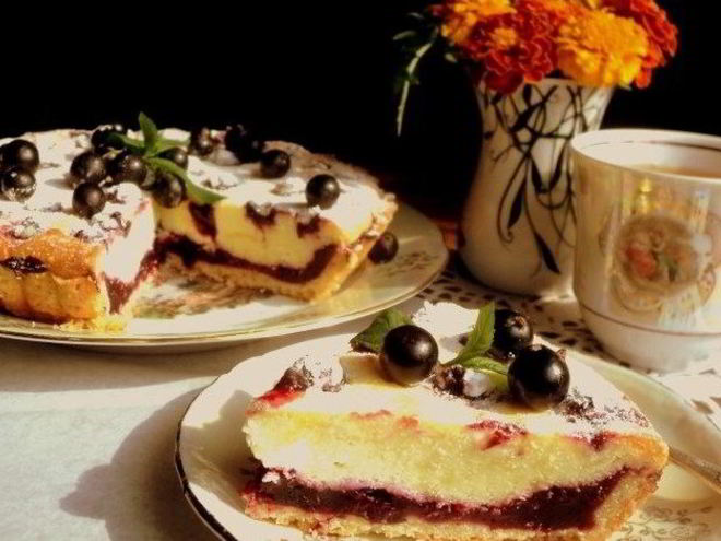 Рецепт тарта со смородиной