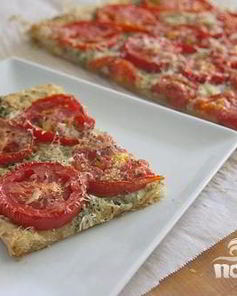 Тарт Три сыра с помидорами