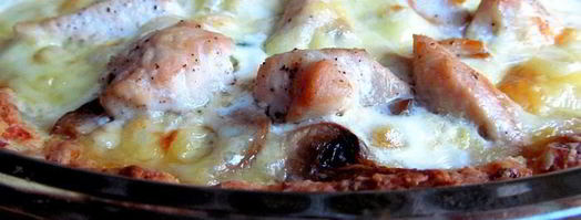 тарт взлетная полоса со шпинатом, курицей и грибами. Шаг 7