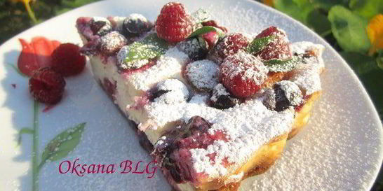 Тарт ягодно-творожный
