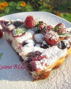 Тарт ягодно-творожный