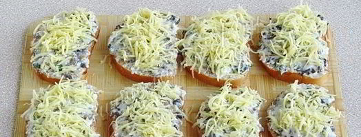 тартинки с грибами и творогом. Шаг 15