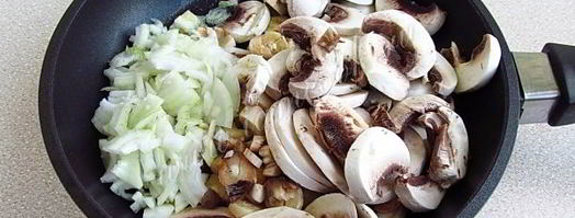 тартинки с грибами и творогом. Шаг 6