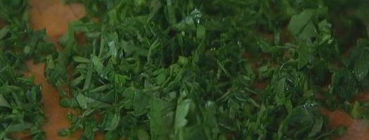 тарты с раковыми шейками и зеленью. Шаг 3