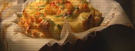 тарты с раковыми шейками и зеленью. Шаг 12