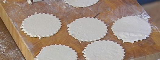 тарты с раковыми шейками и зеленью. Шаг 5