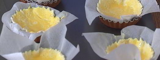 тарты с раковыми шейками и зеленью. Шаг 8