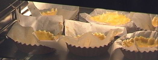 тарты с раковыми шейками и зеленью. Шаг 9