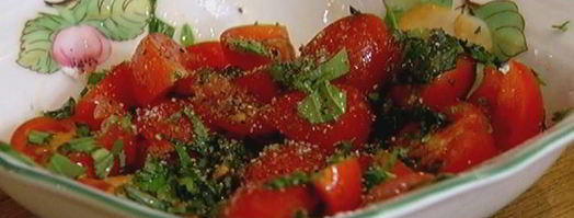 тарты с творогом, помидорами черри и базиликом. Шаг 6