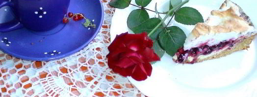 творожной тарт со смородиной и мягкой меренгой. Шаг 13