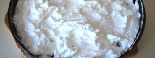 творожной тарт со смородиной и мягкой меренгой. Шаг 9