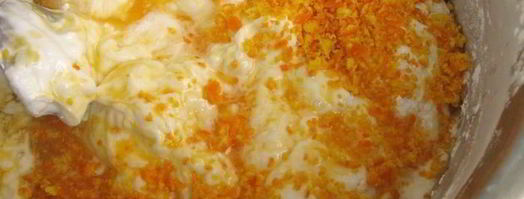 творожный тарт с мандариновым соусом. Шаг 11