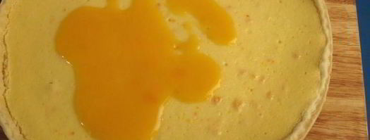 творожный тарт с мандариновым соусом. Шаг 15