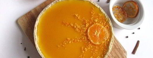 творожный тарт с мандариновым соусом. Шаг 18