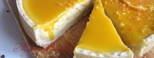 творожный тарт с мандариновым соусом. Шаг 20