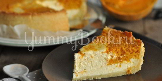 Творожный тарт с тыквой
