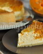 Творожный тарт с тыквой