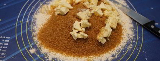 тыквенный тарт с апельсином на ореховом тесте. Шаг 2