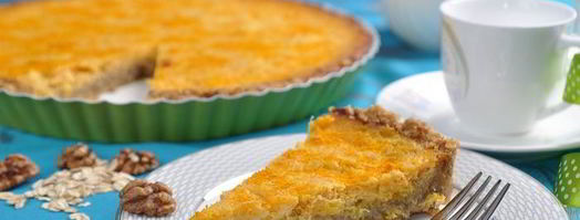 тыквенный тарт с апельсином на ореховом тесте. Шаг 11