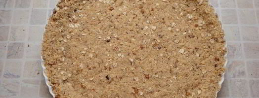 тыквенный тарт с апельсином на ореховом тесте. Шаг 4