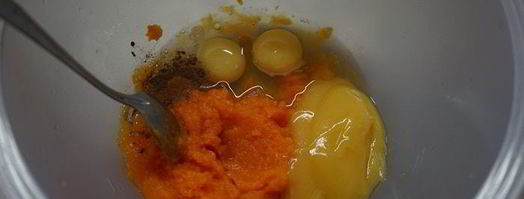 тыквенный тарт с апельсином на ореховом тесте. Шаг 6