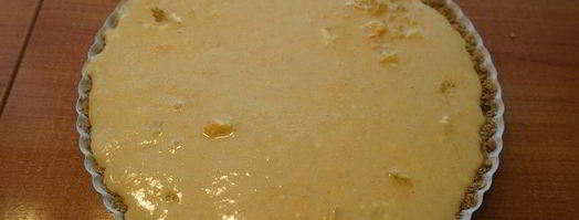 тыквенный тарт с апельсином на ореховом тесте. Шаг 9