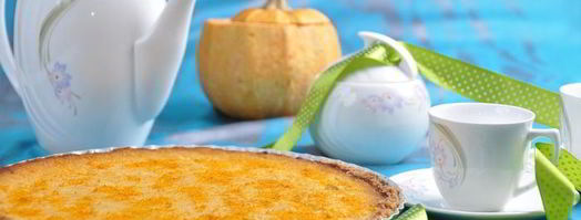 тыквенный тарт с апельсином на ореховом тесте. Шаг 10