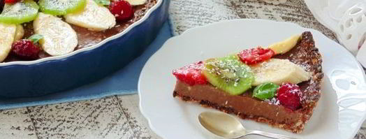 вегетарианский тарт с бананом и авокадо. Шаг 20