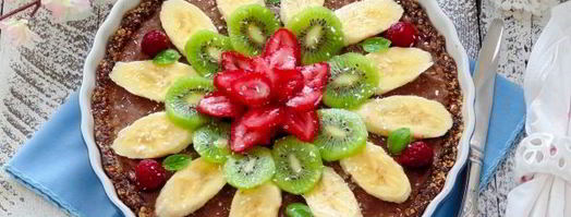 вегетарианский тарт с бананом и авокадо. Шаг 19