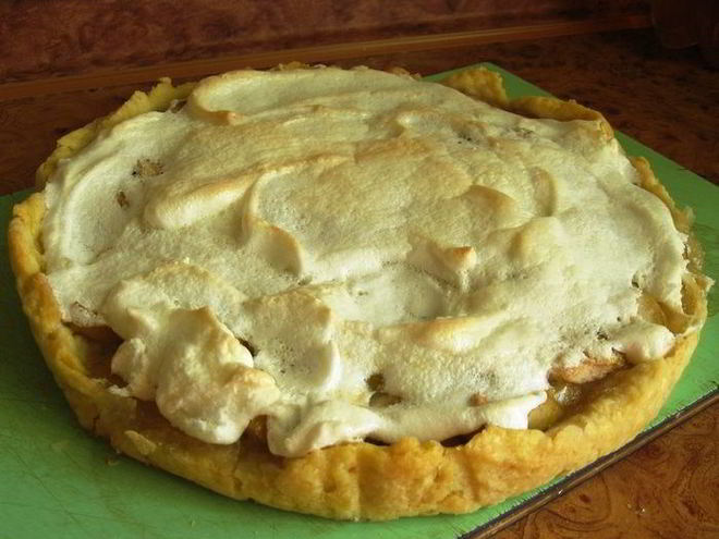 Рецепт воздушного тарта с яблоками