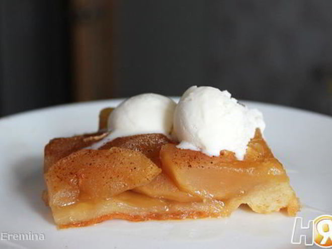 Рецепт яблочно-грушевого тарт