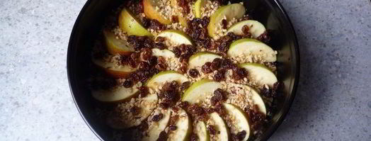 яблочный тарт татен с орешками и изюмом. Шаг 6