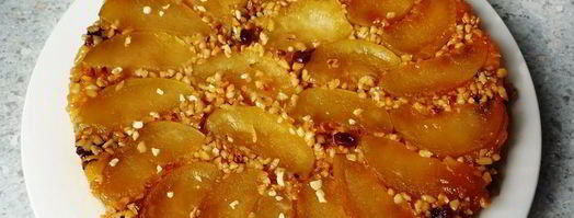 яблочный тарт татен с орешками и изюмом. Шаг 9