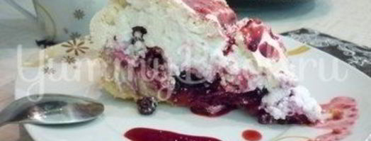 ягодный тарт под нежным безе. Шаг 17