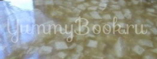 заливной яблочный тарт с вином. Шаг 11