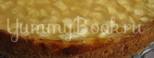 заливной яблочный тарт с вином. Шаг 12