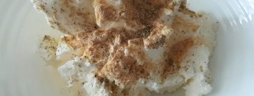 тортилья с каймаком и шпинатом. Шаг 2