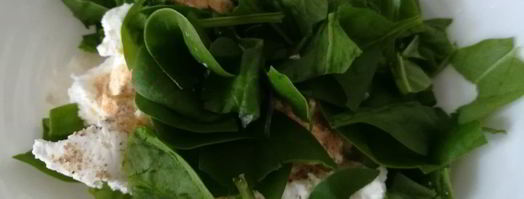 тортилья с каймаком и шпинатом. Шаг 3