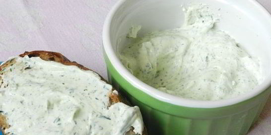 Творожный сыр с зеленью