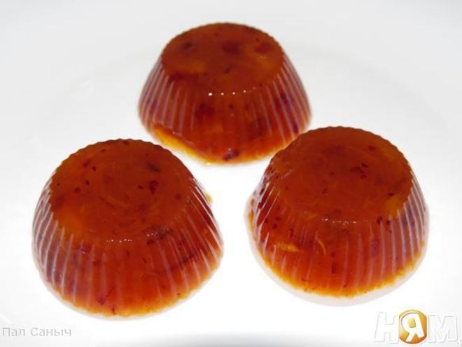 Рецепт тыквенно-клюквенного желе