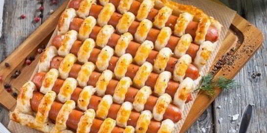 Венские сосиски в слоеном тесте