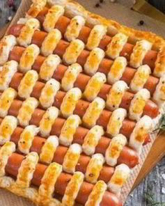 Венские сосиски в слоеном тесте