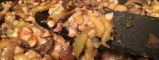 вешенки с баклажанами. Шаг 3