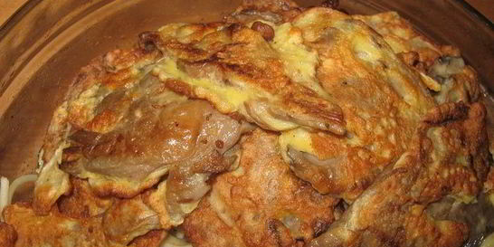 Вешенки в кляре