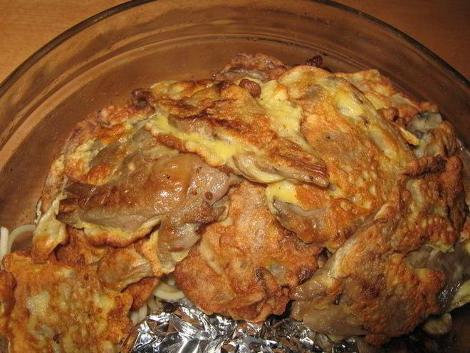 Рецепт вешенок в кляре