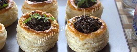 волованы с грибами. Шаг 9