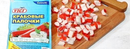 волованы с салатом из крабовых палочек. Шаг 5