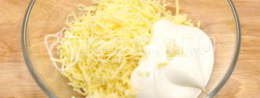 волованы с сырной начинкой и грибами. Шаг 7