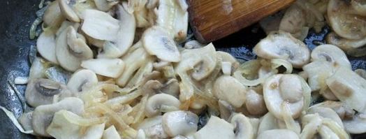 яичница с грибами. Шаг 5